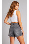 Women's 100% Cotton High Waist City Boy Denim Shorts - 7