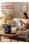 8 Inch Portable Bluetooth Speaker TS1109 1500W PMPO Ring Light Mic USB AUX TWS 2Yr - 6