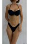 Strapless Basic Bikini - Black - 2