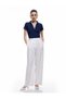 Cotton Slim Fit Striped Short Sleeve Polo Neck T-Shirt - 2