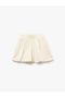 Viscose Blended Elastic Waist Comfortable Fit Mini Shorts - 4
