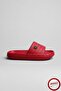 Women's Stoned Red Lightweight Non-Slip Sole Bathroom Balcony Slippers