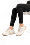 Women's Beige Trenj Lace-Up Orthopedic Sneakers