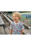 Boy's Striped Watermelon and Cactus Patterned Cotton T-Shirt