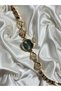 Green Stone Women's Wristwatch Gold Gift Stone Pinterest Watch