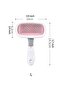 Pet Deshedding Tool,360 Degree Rotatable Hair Removal Brush,Convex Point,for Cats & Dogs - 7