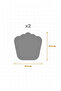 Silicone Oven Mitts Set of 2 |   Heat Insulation, Non-Slip Surface, Flexible and Easy to Clean - 5