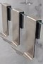 Stainless Steel Inox Towel Rack, Special Hanger for Shower Cabin Glass, Bathroom Shower Cabin Hanger 3 Pieces Glass Hangers - 3