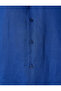 Linen Shirt Basic Turn-Down Collar - 6