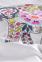 Elsa White Cotton Ranforce Filli Double Duvet Cover Set - 5