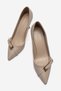 Women's Chain Heeled Shoes Ten Kirişik - 5