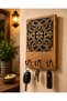 Key Holder for Wall – Wooden Key Hanger 3 Hooks | Key Hanger for Wall Entryway | Key Organizer | wall -mounted key holder organizer | Wooden Home Decor Rustic Black