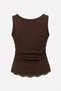 Women's Lace Detailed Cotton Ribbed Athlete Blouse 213 - 3