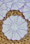 Set of 6 Floral Embroidered Presentation Napkins – Linen Fabric Coffee Napkins & Party Table Napkins - 2