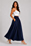 Tencel Fabric Long A-Line Flared Skirt