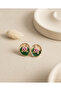 Green Table Model Earrings - 2