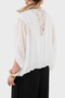 Oversize Guipure Detailed V-Neck Blouse Bluz 6909166 - 3