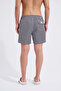 Men's Geometric Stars Swim Shorts Black-White - 5
