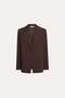 Kuşaklı oversize blazer ceket - 5