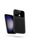 Samsung Galaxy A21S Compatible Case Lens Leather Case Black - 2