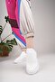 Dvm 502 White Knitwear Knitted Stone Women's Sneakers - 2