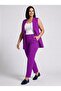 Plus Size Women's Black Casual -Office Combination |   Elegance and Comfort Together - 3