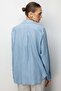 Women's Relaxed Fit Classic Collar Linen Woven Long Sleeve Shirt Blouse 26Yekl02026 - 7