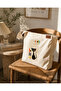 Bag, Canvas Tote Bag Printed Gusseted |   Vase Cat Bag - 6