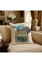 طقم أغطية وسائد عصرية بنمط هندسي مكون من 4 قطع، قابل للعكس، مقاس 43x43 سم، تصميم تجريدي - 3