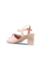 Shoes Powder Leather Women's Heeled Sandals 01Wn4000 - 4