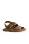 Bronze Leather Women's Sandals 01Wy2013 - 3