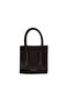 Brown Dark Npl Leather Women's Handbag - 2