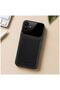 Samsung Galaxy A04 Compatible Case Lens Leather Case Black - 4