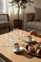 Line 64 ml Coffee Side Glass Cup – Striped Stylish Presentation Containers - 4