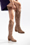 Women's Western Cowboy Lace Fabric Summer Boots