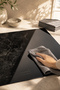 (3 Pieces) Gray Magic Built-in Cooker Hood Cleaning Cloth 40*40 Cm - 7