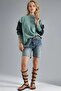 My Fashion Faux Leather Detailed Sweater - 5