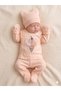 Baby Girl Ice Cream Knitted Pattern Bodysuit Hospital Discharge Set Newborn Outfit 0-3 Months Organic Cotton