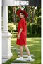 Women's Short Sleeve Crew Neck T-Shirt Dress Nightgown - 6