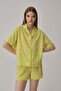Cotton Women's Pajama Set - Lx.25225 Lime