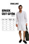 Risto Men's Black Striped Shirt with Fabric Collar and Cuffs That Minimizes the Need for Ironing after Washing - 6