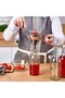 KORKEN Strainer/funnel set of 3, stainless steel - 2