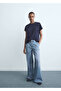 Wideleg Pencil Jeans - 2