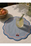 4 Piece Cherry Embroidered Tableware Set for 2 People (2 American Placemats 45X30 + 2 Napkins 30X30) |   Cherry Season - 3