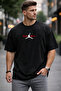 Black 100% Cotton Oversize Fit T-Shirt Basket Logo