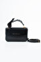 Black Scarf Box Model Hand Shoulder and Crossbody Women's Bag - 4