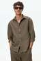 Relaxed Fit Linen-blend shirt