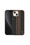 Apple iPhone 13 Compatible Case Goldrix Carbon Fiber M-Safe Case Black