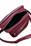 Women's Burgundy Buzzy Multi-Compartment Covered Daily Use Crossbody & Shoulder Bag - 5