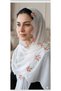 Needlepoint Cream Color Prayer Cloth - 2